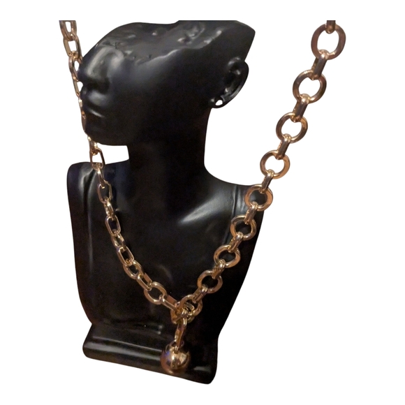 Elegant Gold Chain Choker/Necklace. Time And Tru. New - Picture 3 of 7